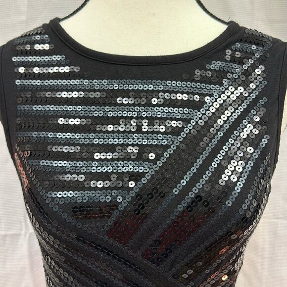Calvin Klein Sequin Design Tank Top - Size Small - Picture 2 of 10